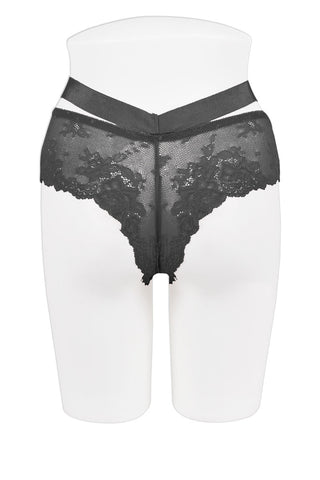 Ladies fashion floral lace hipster panty