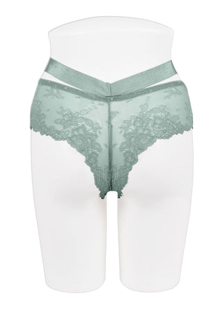 Ladies fashion floral lace hipster panty