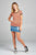 Ladies fashion round neck short sleeve yarn dye stripe rayon spandex jersey top