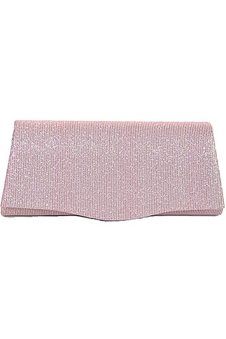 Rectangular shiny evening clutch