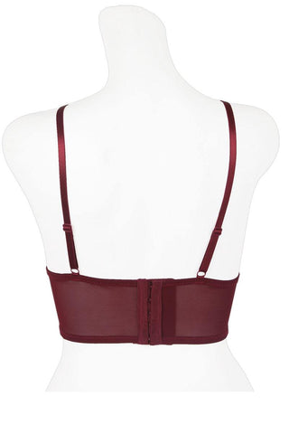 Ladies fashion velvet bralette w/adjustable straps