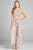 Ladies fashion  round halter neck smocked fabric waist ribbon tie crop crinkle gauze woven top