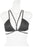 Ladies fashion stappy cage back jacquard mesh bralette