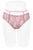 Ladies high waist jacquard mesh thong