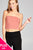Ladies fashion plus size crop tube cotton spandex top