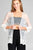 Ladies fashion open front scalloped hem lace cardigan