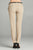 Ladies fashion classic woven pants w/ belt