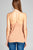 Ladies fashion plus size v-neck back t-strap cami wool dobby woven top