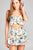 Ladies fashion v-line halter neck strap front ruffle elastic back crop woven top