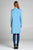 Ladies fashion long sleeve open front w/pocket long length rayon spandex cardigan