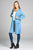 Ladies fashion long sleeve open front w/pocket long length rayon spandex cardigan