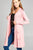 Ladies fashion long sleeve open front w/pocket long length rayon spandex cardigan