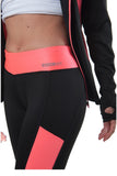 Ladies fashion active 2 pc set hooded outfit