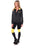 Ladies fashion active sport yoga / zumba 2 pc set zip up jacket & leggings outfit
