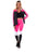 Ladies fashion active sport yoga / zumba 2 pc set zip up jacket & leggings outfit