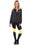 Ladies fashion active sport yoga / zumba 2 pc set zip up jacket & leggings outfit