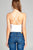 Ladies fashion v-neck w/back cross strap cami cotton rayon spandex bodysuit