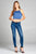 Ladies fashion halter neck rayon spandex crop top