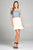Ladies fashion short sleeve off the shoulder rayon spandex rib top