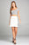 Ladies fashion short sleeve off the shoulder front shirring detail rayon spandex rib crop top