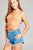 Ladies fashion v-neck shirring w/string cami rayon spandex rib top