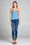 Ladies fashion v-neckline wrap w/cross strap cami rayon spandex top