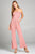 Ladies fashion tube top long wide leg rayon spandex jumpsuit