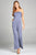 Ladies fashion tube top long wide leg rayon spandex jumpsuit