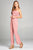 Ladies fashion tube top long wide leg rayon spandex jumpsuit