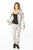 Ladies fashion 2 pc fleece sets w/ 2 front pockets, fur line hood & applique
