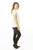 Ladies fashion short sleeve v neck top