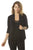 Ladies fashion  petite 3/4 sleeve open front cardigan