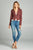 Ladies fashion long sleeve zip front blazer