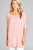 Ladies fashion elbow sleeve round neck rayon spandex jersey tunic top