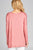 Ladies fashion long sleeve round neck rayon spandex jersey tunic top