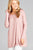 Ladies fashion long sleeve round neck rayon spandex jersey tunic top