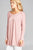 Ladies fashion long sleeve round neck rayon spandex jersey tunic top