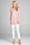 Ladies fashion long sleeve round neck rayon spandex jersey tunic top