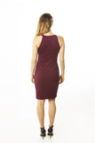 Ladies fashion  soft knit bodycon sleeveless knee length tank midi dress - merchandiserus2