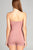 Ladies fashion strapless bodycon tube cotton spandex romper