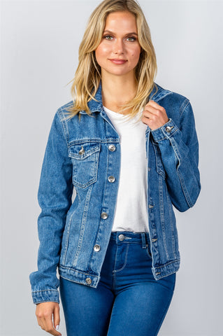 Ladies fashion denim jacket