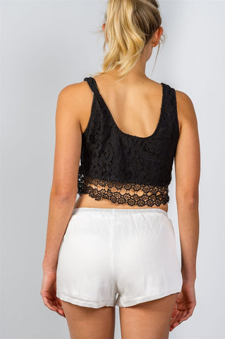 Ladies fashion  boho embroidered tassel tie short