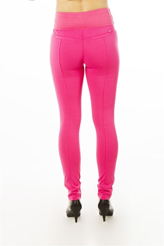 Ladies fashion stretch cotton blend leggings