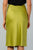Ladies fashion side slit midi skirt