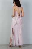 Ladies fashion mauve strappy-low back maxi dress - merchandiserus2