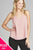 Ladies fashion plus size v-neck w/open back double strap detail woven cami top