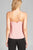 Ladies fashion plus size v-neck w/open back double strap detail woven cami top