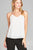 Ladies fashion plus size v-neck w/open back double strap detail woven cami top