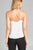 Ladies fashion plus size v-neck w/open back double strap detail woven cami top