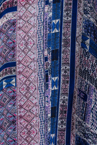 Ladies fashion plus size scoop neckline print cami swing plus size mini dress